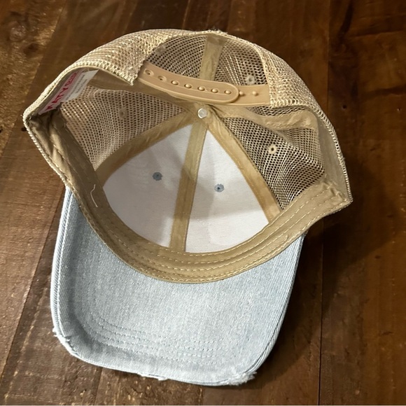 Distressed‎ Smiley Ball Cap - Picture 3 of 4